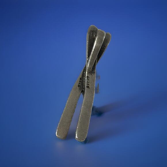 Pre Owned James Avery Retired Ski Sterling Silver Charm - Picture 2 of 5